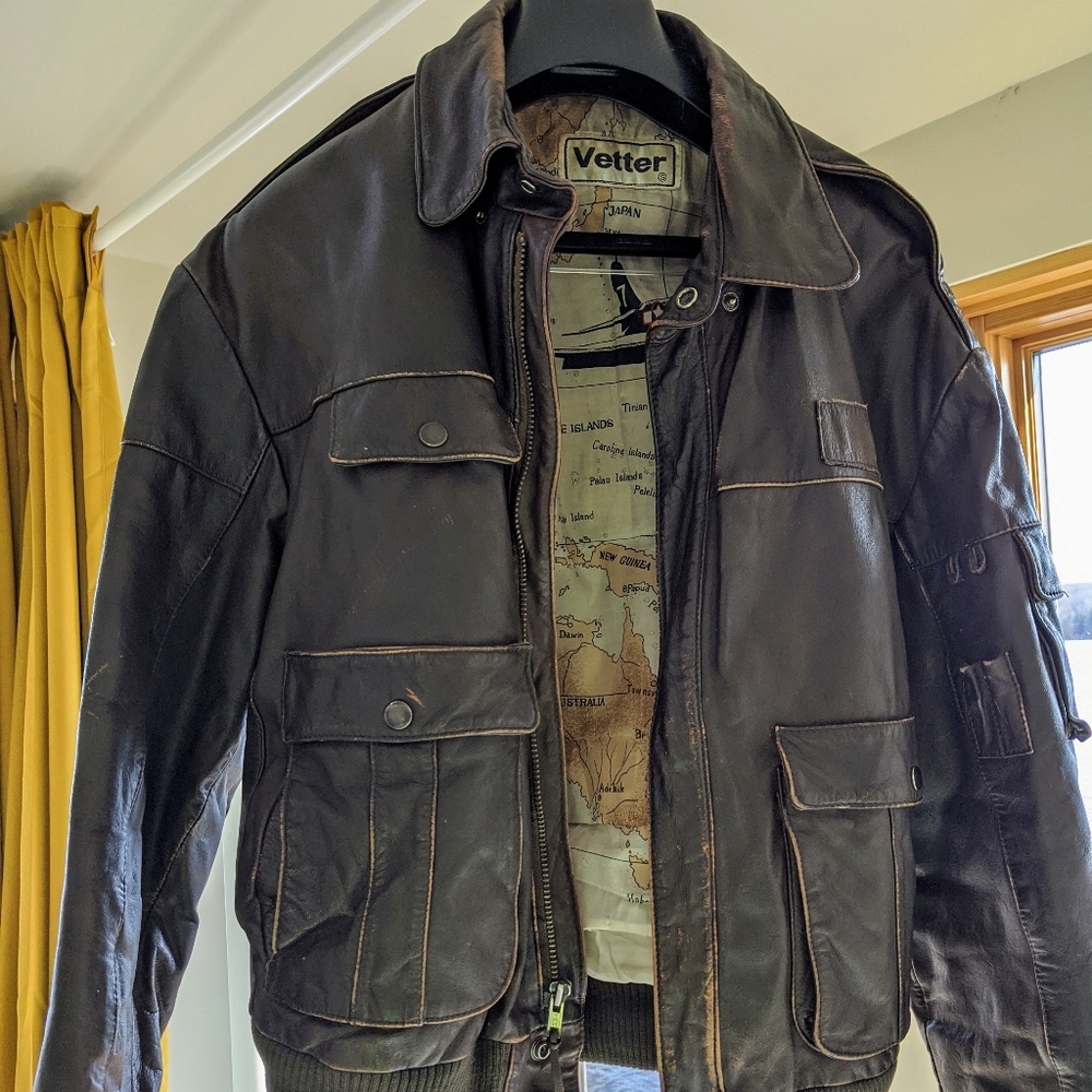 Men's Vintage Vetter Leather Jacket